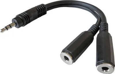 Image de keepdrum YC003 Adaptateur en Y 3,5mm mini-jack