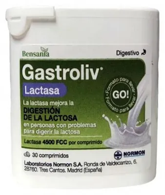 Produktbild von Bensania Gastroliv Lactase 30 Tablets