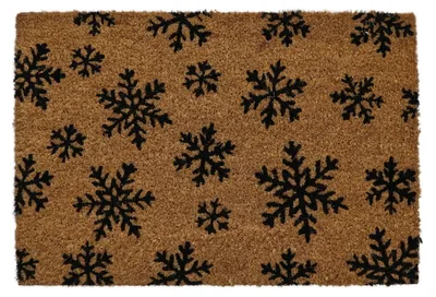 Image de Home Elements Paillasson Flocons de neige 40 x 60 cm