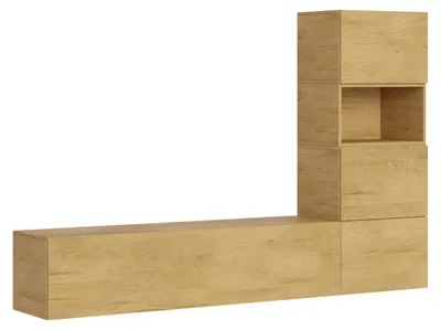 Produktbild von Wohnzimmerwandkomposition A09 L.234 H.160 T.39,2