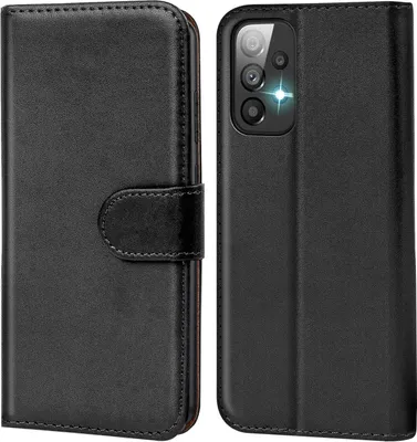 Produktbild von Conie Klapp Tasche für Samsung Galaxy A23 5G Kartenfach Rundumschutz Hülle in Schwarz