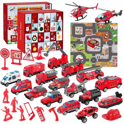 Obrázek produktu pro Červený adventní kalendář pro děti