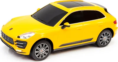 Immagine prodotto di Porsche Macan Turbo in scala 1:24 Rastar 71800 volante giallo