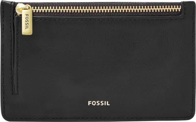 Produktbild von FOSSIL Schlüsselmäppchen Kartenetui Logan Zip Coin Black schwarz