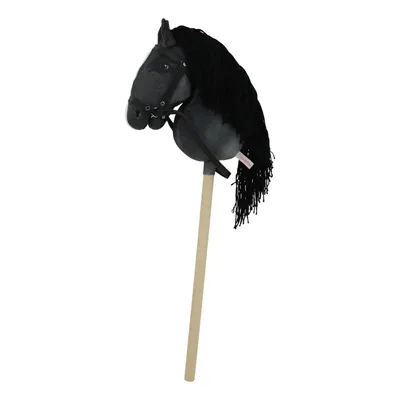 Produktbild von Sweety Toys 14224 Hobby Horse schwarz Steckenpferd ohne Rollen für Hobby Horsing Turniere