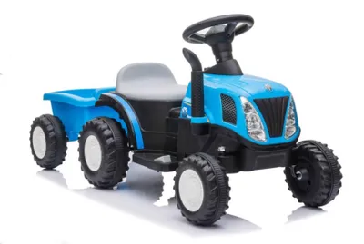 Zdjęcie produktu dla Traktor Na Akumulator z Przyczepą A009 Niebieski