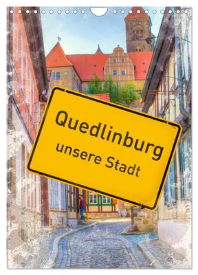 Immagine prodotto di Quedlinburg – la nostra città (calendario da parete 2027, formato DIN A4 verticale), calendario mensile CALVENDO