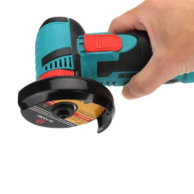 Image de Mini meuleuse d'angle sans fil 16.65Wh Set avec 2 meules, Meuleuse d'angle 12V portable, profondeur de coupe 0 à 40 mm - GRINDARO