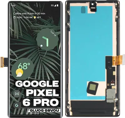 Produktbild von LCD-Display + Touchscreen für Google Pixel 6 Pro GLUOG G8VOU OLED-Rahmen