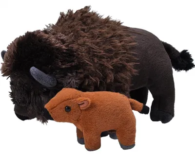 Produktbild von Wild Republic 24920 Bison mit Kind ca 40 cm Plüsch mit Öko-Füllung