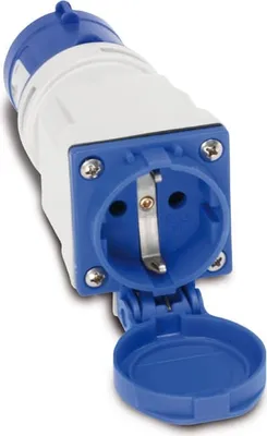 Obrázok produktu pre PCE zástrčka / zásuvka 230 V CEE | CEE-ADAPTER 230V 16A