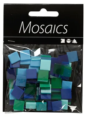 Obrázok produktu pre Kreativfirma Mini mozaika modrozelená 10x10 mm, 25 gramov