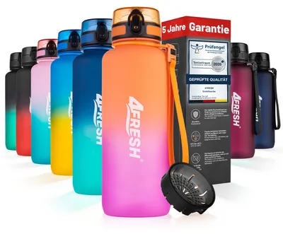Immagine prodotto di Borraccia 4FRESH Colourful Gradient - Arancione e viola 1500 ml