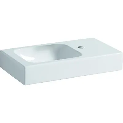 Produktbild von Keramag iCon xs Waschtisch 530mm x 310mm rechts - Weiß - 124053000