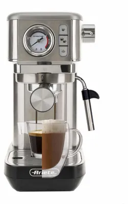 Image de Ariete 1381/10, machine à expresso, 1,1 l, dosettes de café, 1 300 W, argent
