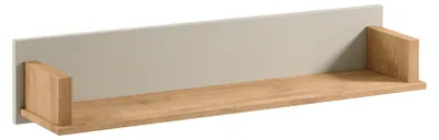 Obrázek produktu pro Polička na zeď NORDIKO - dub wotan / béžová
