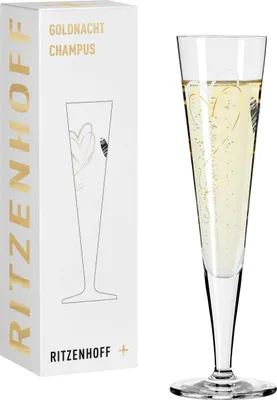 Produktbild von Goldnacht Champagnerglas #35 Von Christine Kordes