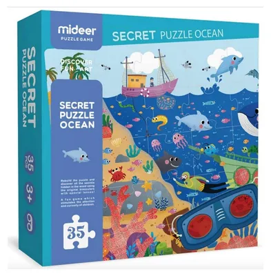 Produktbild von Plan Toys Puzzle-Detektiv - Ocean Glasses 35-tlg