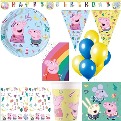 Produktbild von Peppa Wutz Kindergeburtstag Party Set Geburtstag Peppa Pig