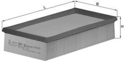 Produktbild von Luftfilter MAHLE LX 738 für RENAULT ESPACE III (JE0) Filtereinsatz