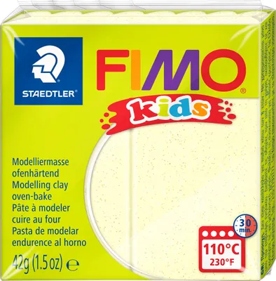 Obrázok produktu pre Staedtler FIMO 8030106, Modelárska hlina, Perlový, Žltá, Detské, 8 kusov, 1 farba/farieb, 110 °C