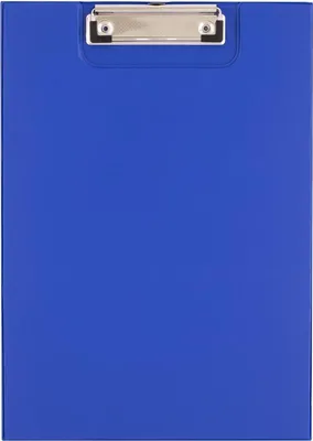 Produktbild von A4 PVC-Karton mit Clip und Umschlag blau D.RECT