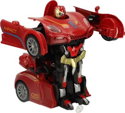 Obrázek produktu pro KIK KX3666 RC Robot Racer Transformer, na dálkové ovládání 2 v 1, červené