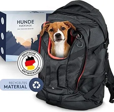 Immagine prodotto di Borsa trasportino per cani Famanu, realizzata in RPET, adatta a cani di piccola taglia fino a 6,5 kg