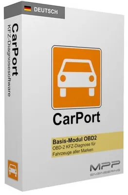 Original CARPORT PRO EDITION / VOLLVERSION OBD 2 Diagnose Software CAN UDS KKL – Produktansicht