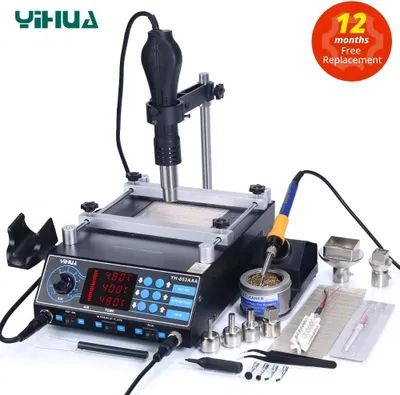 Produktbild von Vorfrittierstation, Lötkolben, BGA-Nacharbeitsstation, 853AAA, 220V EU