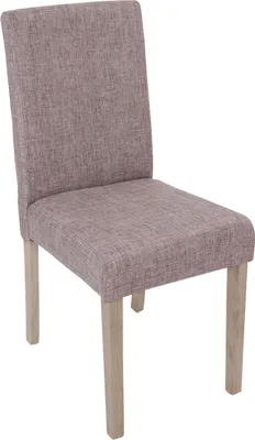 Produktbild von 2er-Set Esszimmerstuhl klassisch und zeitlos | HxBxT 90x43x56cm | Sitzhöhe 45cm | Stuhl Küchenstuhl | Textil | Beine Struktur - Eiche | Grau