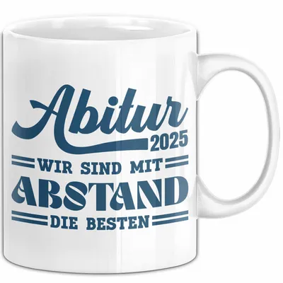 Produktbild von Trendation - Abi 2022 Tasse Geschenk Abi Bestanden Abitur Abschluss Geschenkidee (Weiß)