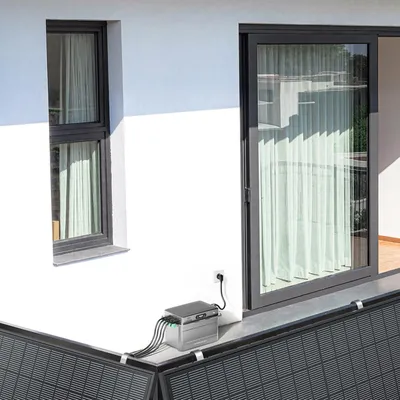 Produktbild von ALLDREI Balkonkraftwerk mit Speicher Zendure SolarFlow 800 PLUS 1.92kWh, 2 MPPT, Komplettset mit 2*500W Bifazialer Solarpanel