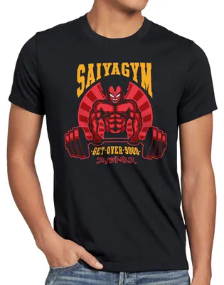 Produktbild von style3 Saiya Gym 9000 Herren T-Shirt son-goku roshi gt z roshi dragon