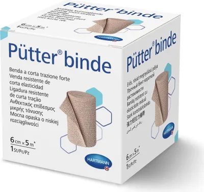 Produktbild von Hartmann Puetterbinde 6cmx5m (P1) | Packung (1 Stück)