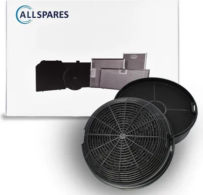 Produktbild von AllSpares Aktivkohlefilter (2x) für Dunstabzugshauben geeignet für