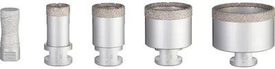 Productafbeelding van PRO Keramische droogboorkroonset, 68x33/51x33/35x33/25x33/20x33 mm, M14, 5-delig.