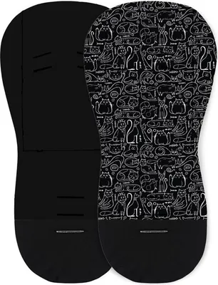 Obrázek produktu pro PETITE&MARS Vložka do kočárku Foamy Black Cats