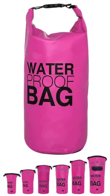 Immagine prodotto di Borsa impermeabile da esterno DonDon con tracolla - rosa, 20 litri