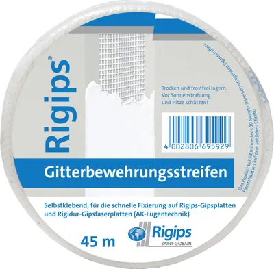 Produktbild von Rigips Gitterbewehrungsstreifen 45 m x 48 mm