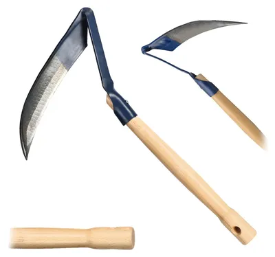 Zdjęcie produktu dla Motyka ręczna, długość ostrza 50 cm, lekka konstrukcja, ostrze ze stali wysokostopowej, ergonomiczny uchwyt, nadaje się do pielenia chwastów