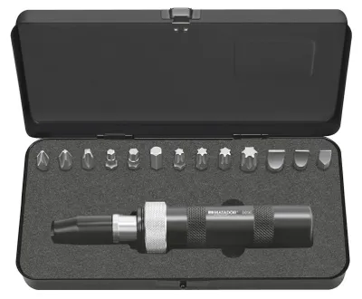 Schlagschraubendreher 12,5 mm (1/2"), 165 mm, mit Bitsatz