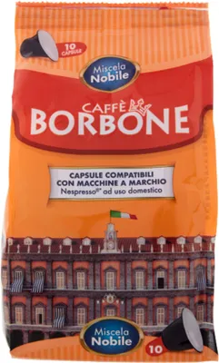 Image de Capsules Nespresso Miscela Nobile x10 - Borbone
