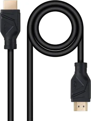 Immagine prodotto di Nanocable 10.15.8300, 0,5 m, HDMI tipo A (standard), HDMI tipo A (standard), compatibilità 3D, 48 Gbit/s, nero