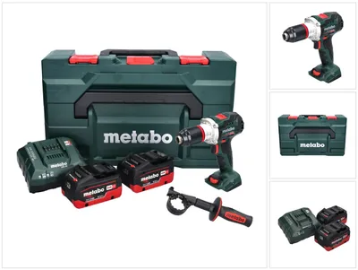 Image de Metabo BS 18 LTX BL I Perceuse-visseuse sans fil 18 V 130 Nm (602358660) + 2x Batteries 5,5 Ah + Chargeur + metaBOX