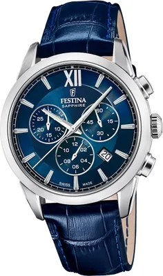 Immagine prodotto di Festina orologio da uomo cinturino in pelle blu D2UF20041/2