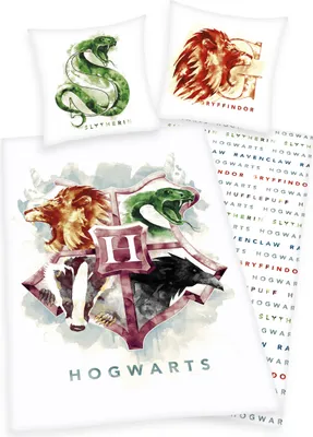 Produktbild von "Harry Potter" Bettwäsche, 100% Baumwolle ( Linon ), 80x80 cm + 135x200 cm