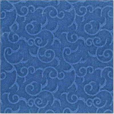 Immagine prodotto di 50 tovaglioli ROYAL Collection 1/4 di piega 40 cm x 40 cm blu scuro Casali