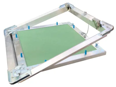 Inspectieklep Alu-ECO 400x400 mm, gelijmd, 12,5 mm Einlage