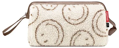 Produktbild von Reisenthel travelcosmetic, Kulturbeutel, Braun, Beige, Recyceltes Polyester, Muster, Reißverschluss, 1 Taschen